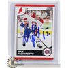 Image 1 : MAX PACIORETTY MONTREAL CANADIENS SIGNED CARD