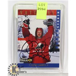 CASSIE CAMPBELL SIGNED TEAM CANADA ROOKIE CARD.