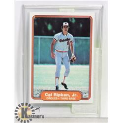 CAL RIPKEN, JR. ROOKIE CARD 1982 FLEER#176