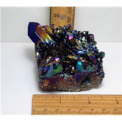 6)  RAINBOW AURA QUARTZ MINERAL