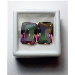 14)  LOT OF 2 MATCHED 10 X 12 MM