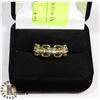 Image 1 : NEW GOLD PLATED RING SZ 8