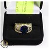 Image 1 : NEW GOLD PLATED RING SZ 10