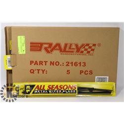 CASE OF 5 NEW 13" WIPER BLADES