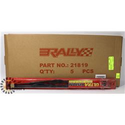 CASE OF 5 NEW 19" VISION TEC  WIPER BLADES