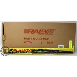 PACK OF 5 NEW 21" ALL SEASON WIPER BLADES