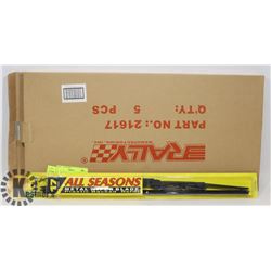 PACK OF 3 NEW 17" ALL SEASON WIPER BLADES