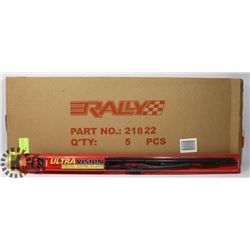 PACK OF 5 NEW 22" ULTRA VISION WIPER BLADES