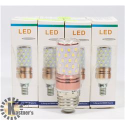 LOT OF 12 NEW LED LIGHT BULBS - 3000K