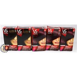 BAG OF 5 ASSORTED HAIR DYE