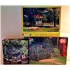 Image 1 : 18)  LOT OF 3 FACTORY SEALED PUZZLES