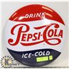 Image 1 : LARGE PEPSI METAL SIGN