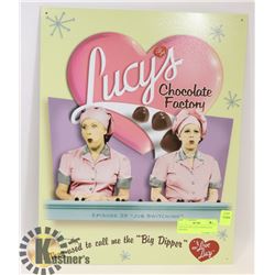 12 X 16 I LOVE LUCY CHOCOLATE JOB SIGN