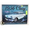 Image 1 : 12 X 16 BEL AIR 1956 CHEVY SIGN