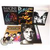 Image 1 : BOX OF 5 BEATLES HARD COVER BOOKS.