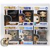 Image 1 : LOT OF 6 ASSORTED FUNKO POP VINYL FIGURES.