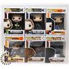 Image 1 : LOT OF 6 ASSORTED FUNKO POP VINYL FIGURES.