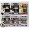Image 1 : LOT OF 6 ASSORTED FUNKO POP VINYL FIGURES.
