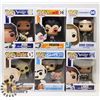 Image 1 : LOT OF 6 ASSORTED FUNKO POP VINYL FIGURES.