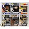 Image 1 : LOT OF 6 ASSORTED FUNKO POP FIGURES.