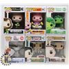 Image 1 : LOT OF 6 ASSORTED FUNKO POP FIGURES.
