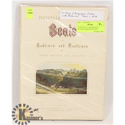 30 ORIGINAL LITHOGRAPHED PLATES OF BRITISH STATELY