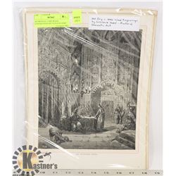 40 ORIGINAL C1880 WOOD ENGRAVINGS BY GUSTAVE DORE
