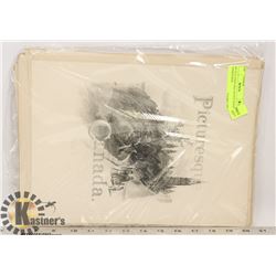 80+ FULL PAGE AND 3/4 PAGE WOOD ENGRAVINGS