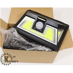 LOT OF 2 NEW SOLAR SECURITY LED LIGHTS