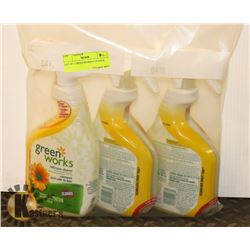 LOT OF 3 GREENWORKS CLEANER