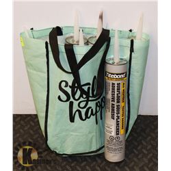 LOT OF SUBFLOOR ADHESIVE