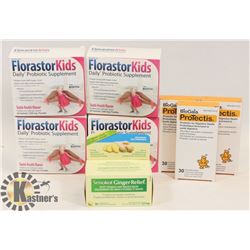 BAG OF ASSORTED PROBIOTICS.