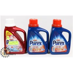 LOT OF 3 PUREX LAUNDRY DETERGENT
