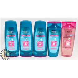 LOT OF LOREAL SHAMPOO AND CONDITIONER