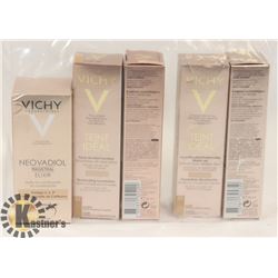 17) LOT OF 5 VICHY FOUNDATION
