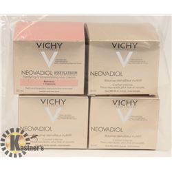 24) LOT OF 4 VICHY CREAMS