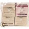 Image 1 : 19) LOT OF 4 VICHY FACE MASKS