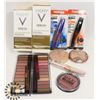 Image 1 : 6) LOT OF ASSORTED MAKEUP & HAIR PRODUCTS.