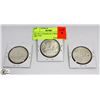 Image 1 : LOT OF 3 CANADIAN $1 COINS 1945, 1947, 1938