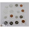 Image 1 : LOT OF 16 ASSORTED CANADIAN 1963 PROOF LIKE COINS.