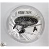 Image 1 : 2016 STAR TREK $1 FINE SILVER .999 ONE OUNCE COIN.
