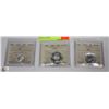 Image 1 : LOT OF 3 ICCS GRADED COINS 1953 MS-64 10 CENT,