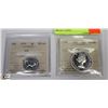 Image 1 : LOT OF 2 ICCS GRADED COINS 1953 MS-64 5 CENT,