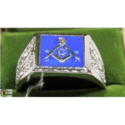 MENS MASONIC RING SZ 11