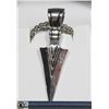 Image 1 : SILVER ALLOY ARROW HEAD PENDANT