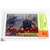 Image 1 : SCOTTY BOWMAN HOCKEY CARD AUTOGRAPHED BOWMAN.