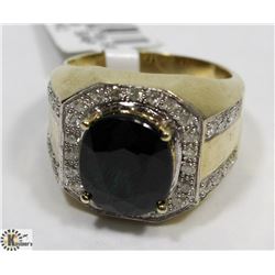 10KT GOLD AND SAPPHIRE RING 5.75 CARATS