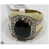Image 1 : 10KT GOLD AND SAPPHIRE RING 5.75 CARATS