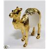 Image 1 : 24KT GOLD CRYSTAL CAMEL FIGURE