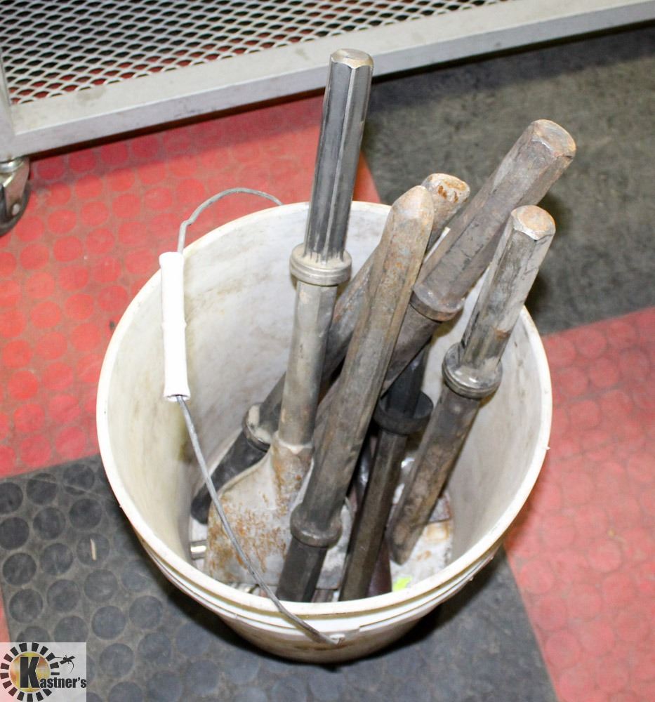 11 ASSORTED JACKHAMMER BITS Kastner Auctions